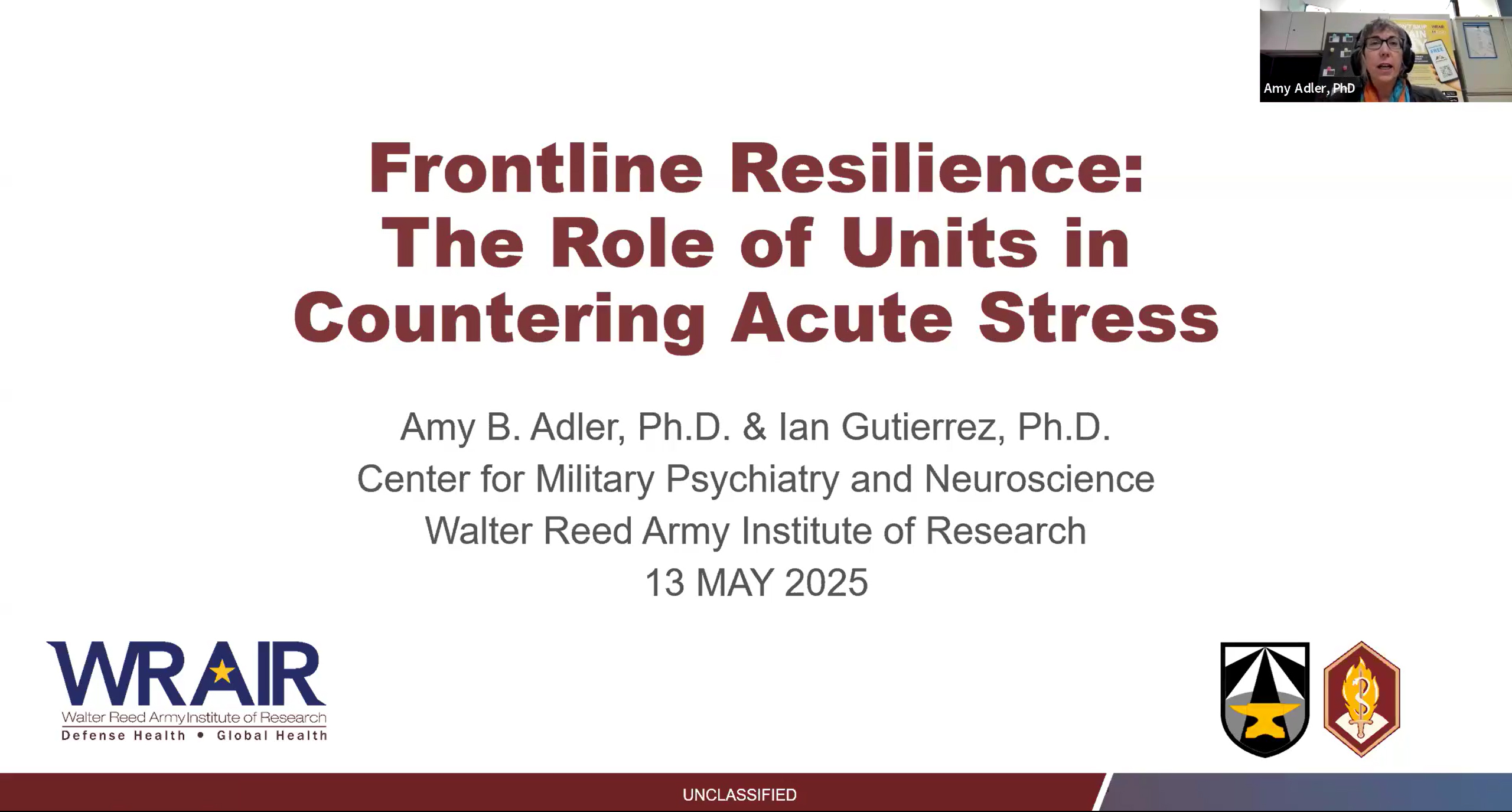 CDP Presents: Frontline Resilience - The Role of Units in Countering Acute Stress