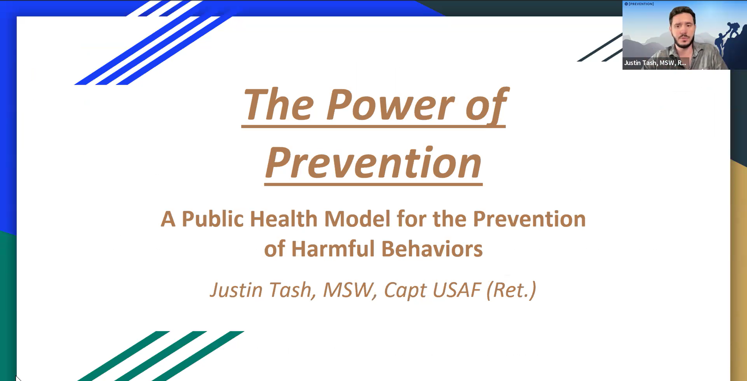 CDP Presents: The Power of Prevention: A Public Health Model for the Prevention of Harmful Behaviors