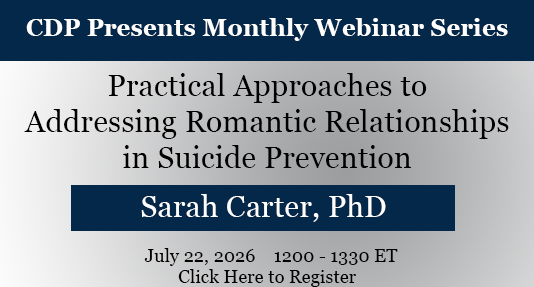 CDP Presents Monthly Webinar Series