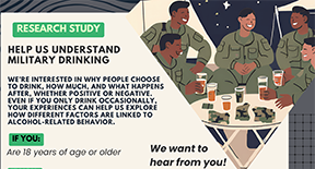 Military Tours and Alcohol Use Study Promo Image