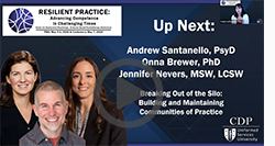 Breaking Out of the Silo: Building and Maintaining Communities of Practice by Andrew Santanello, Psy.D., Onna Brewer, Ph.D. & Jennifer Nevers, MSW, LCSW